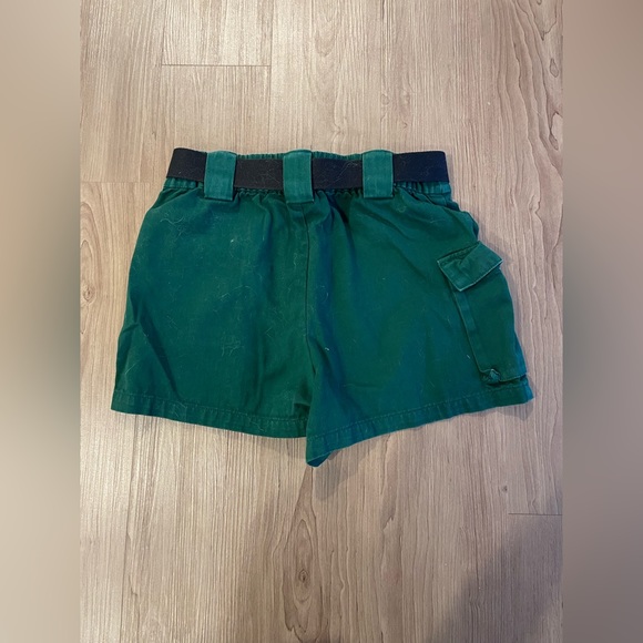 Aritzia Forest Green Tna Belted Cargo Shorts - Picture 3 of 3